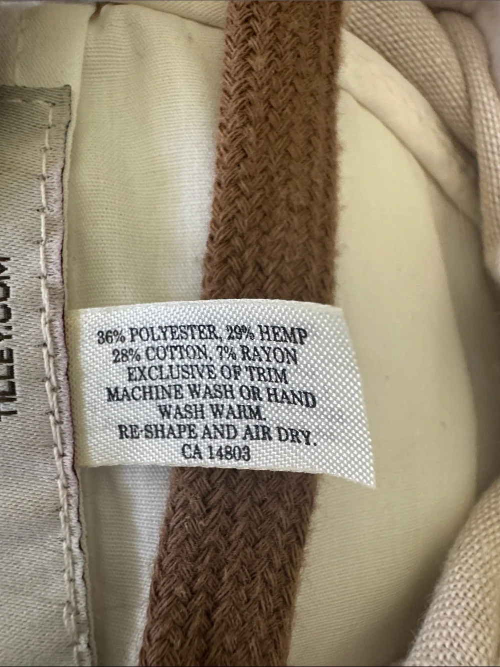 Cream Wide-Brim Sun Hat